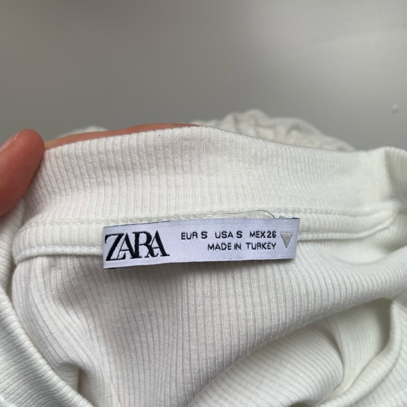 Zara ruched ribbed tee - Picture 7 of 7